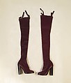Ensemble, Céline (French, founded 1945), polyester, wool silk, leather, French